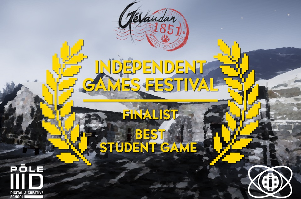 The Gévaudan 1851 video game is a finalist in the IGF competition!